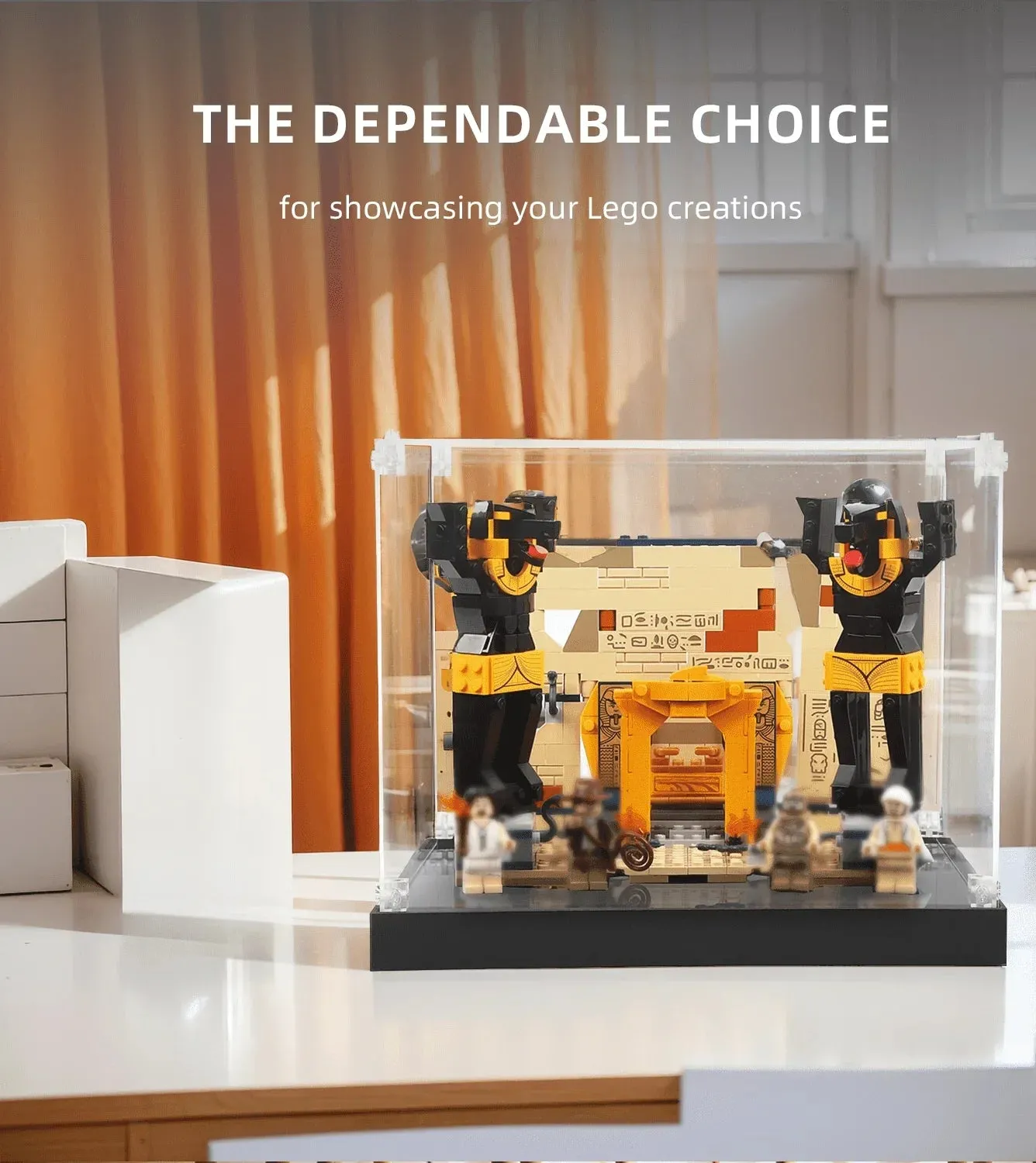 Vitrine für LEGO Indiana Jones Escape from Lost Tomb 77013 — 3