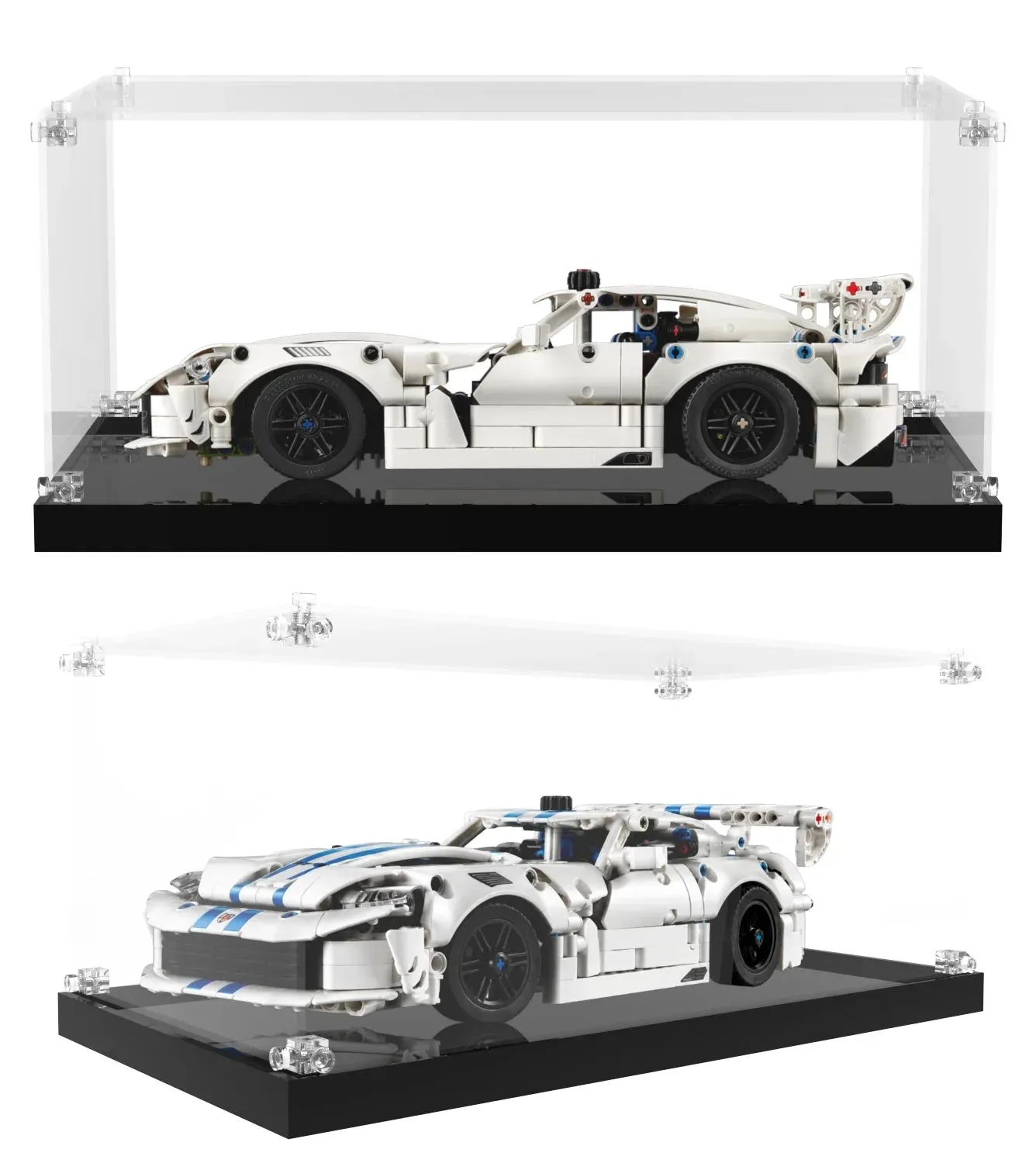 Gablota ekspozycyjna do LEGO Technic™ Dodge Viper GTS-R Sports Car 42234 — 14