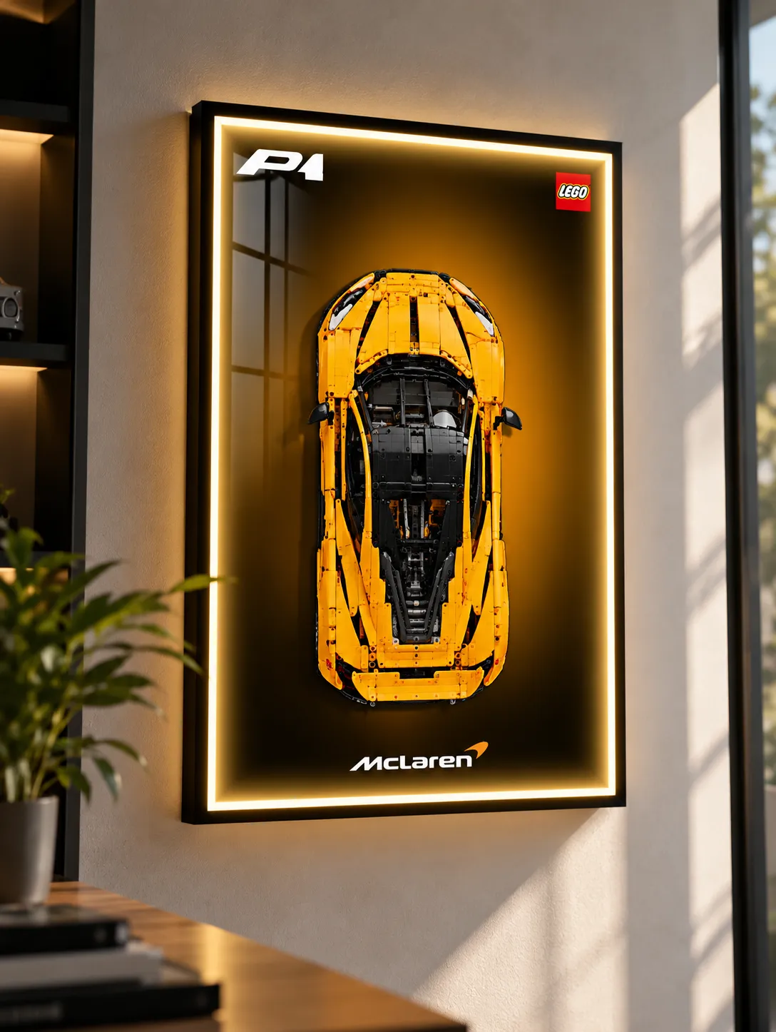 Sieninis eksponavimo rėmas Lego Technic McLaren P1 42172