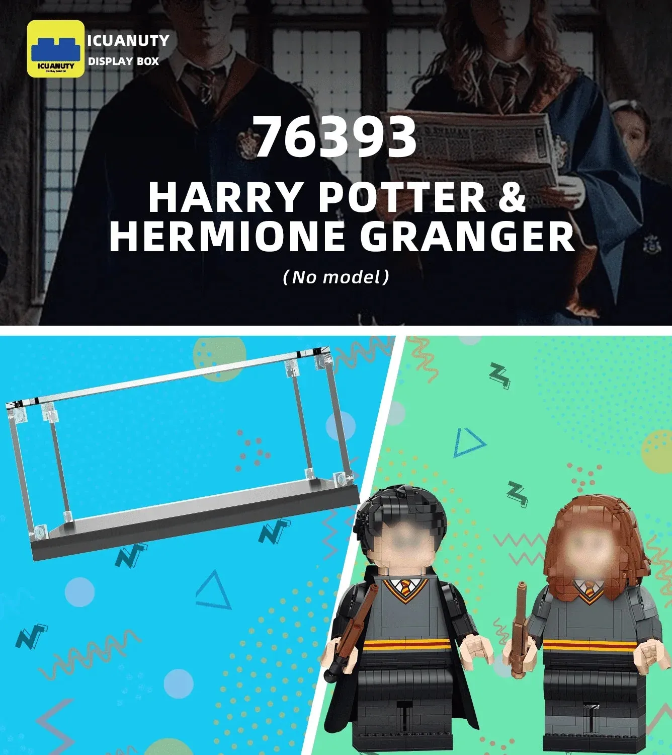 Vitrine für LEGO Harry Potter & Hermione Granger 76393 — 4