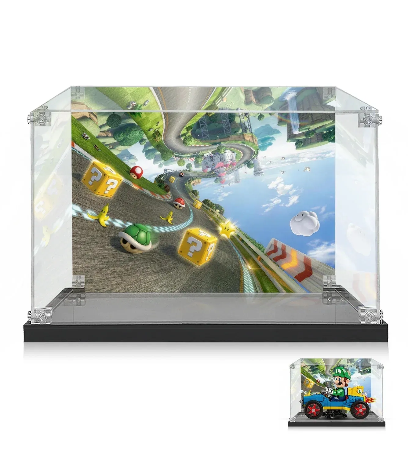 Display Case for LEGO® Super Mario™ Mario Kart™ – Luigi & Mach 8 72050 — 7