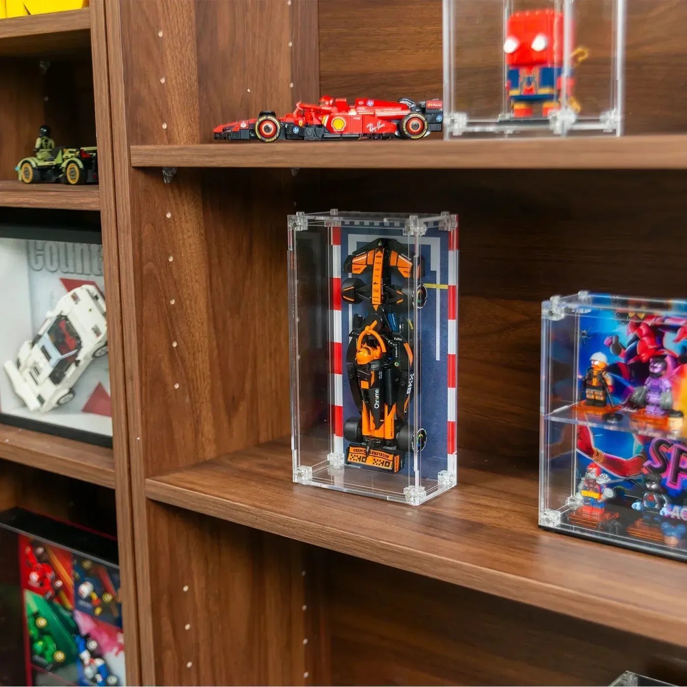 Display case For LEGO Speed Champions Series F1 — 6