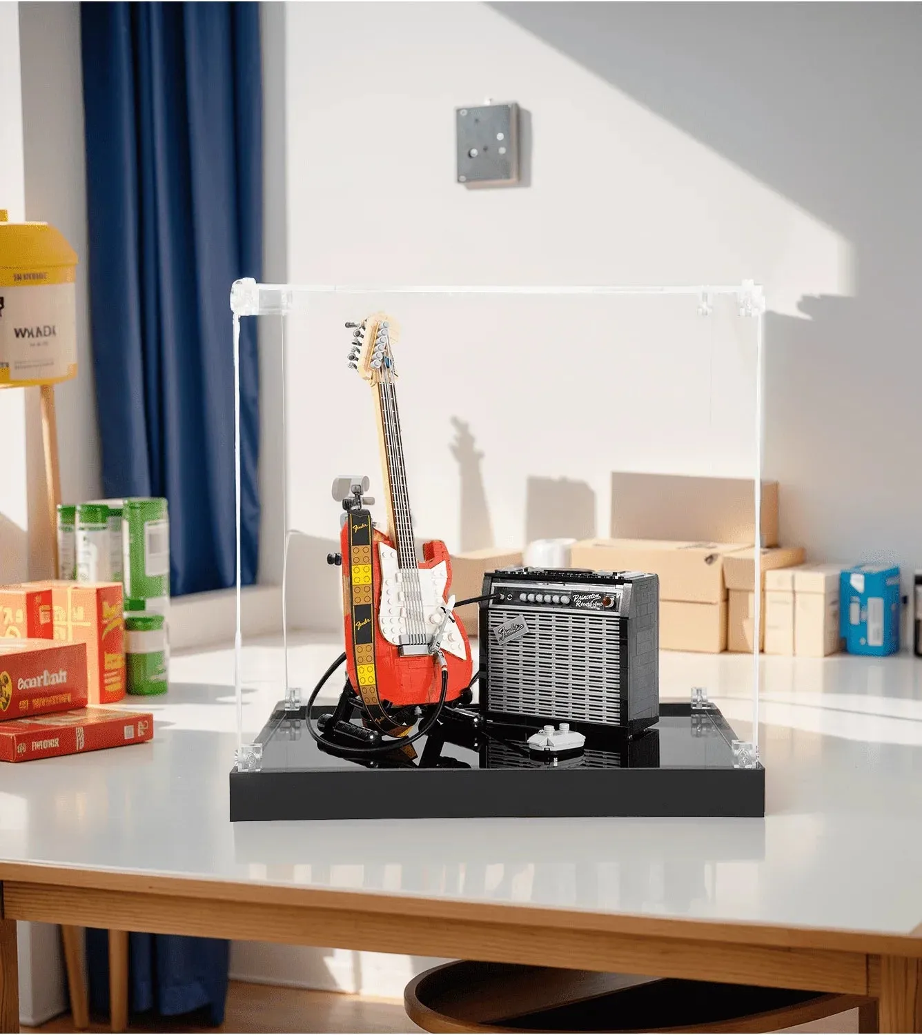 Display Case for LEGO Ideas Fender Stratocaster 21329 — 6