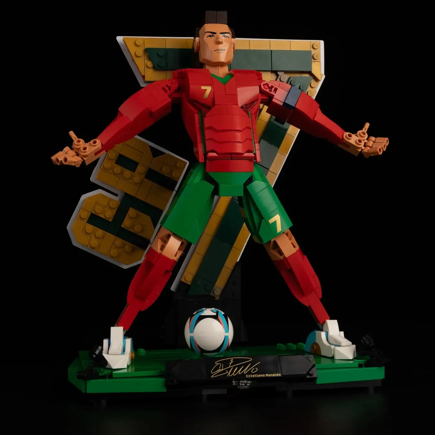Premium apšvietimo rinkinys, suderinamas su LEGO® Editions Cristiano Ronaldo – Soccer Legend 43016 — 5