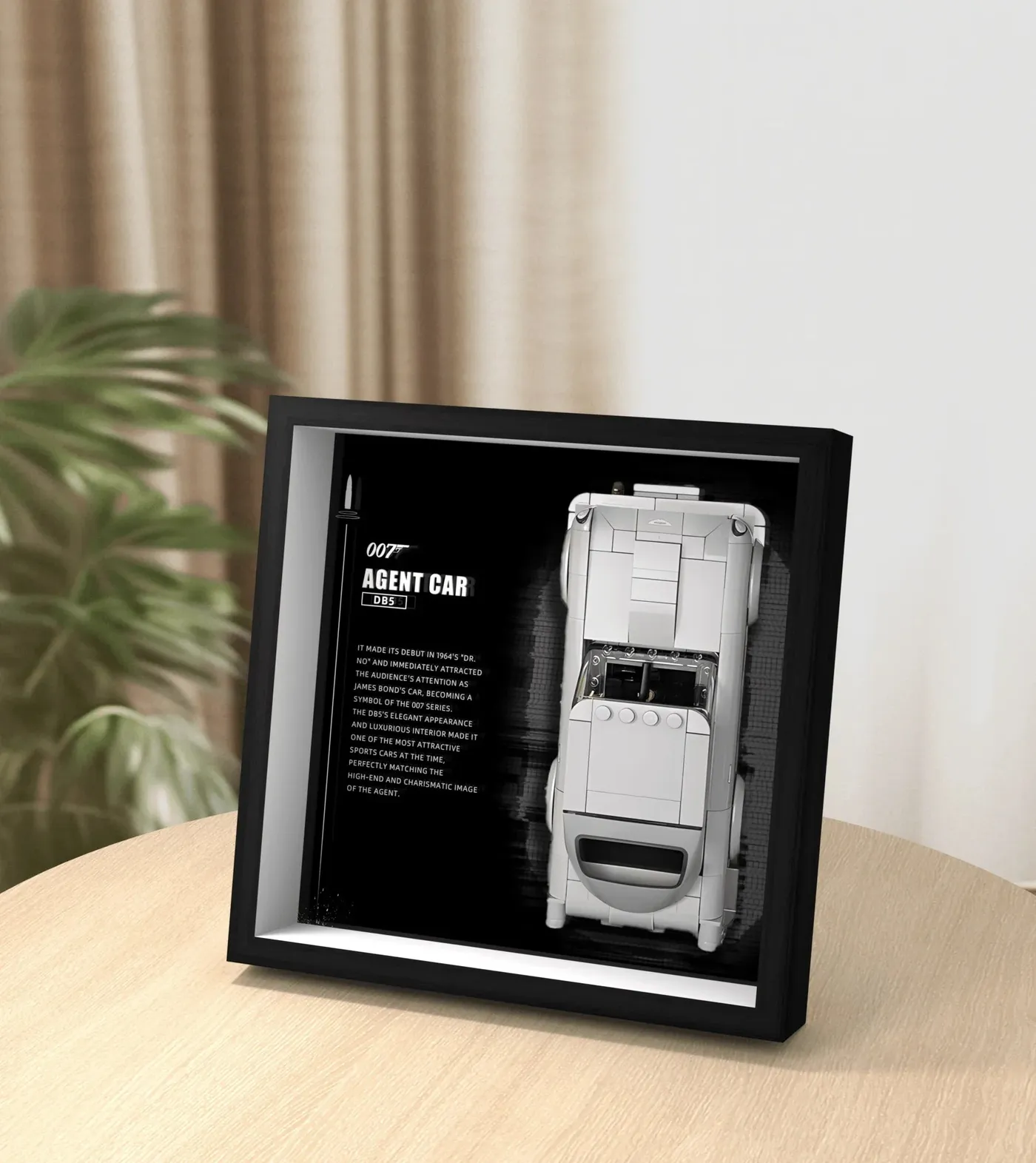Auto-Displayrahmen für LEGO Speed Champions Aston Martin DB5 Sports Car 76911