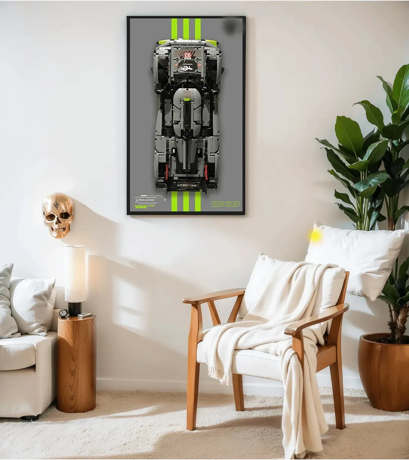[Seria 3-ICONS] Ramka ekspozycyjna na ścianę do superaut LEGO Technic — 7