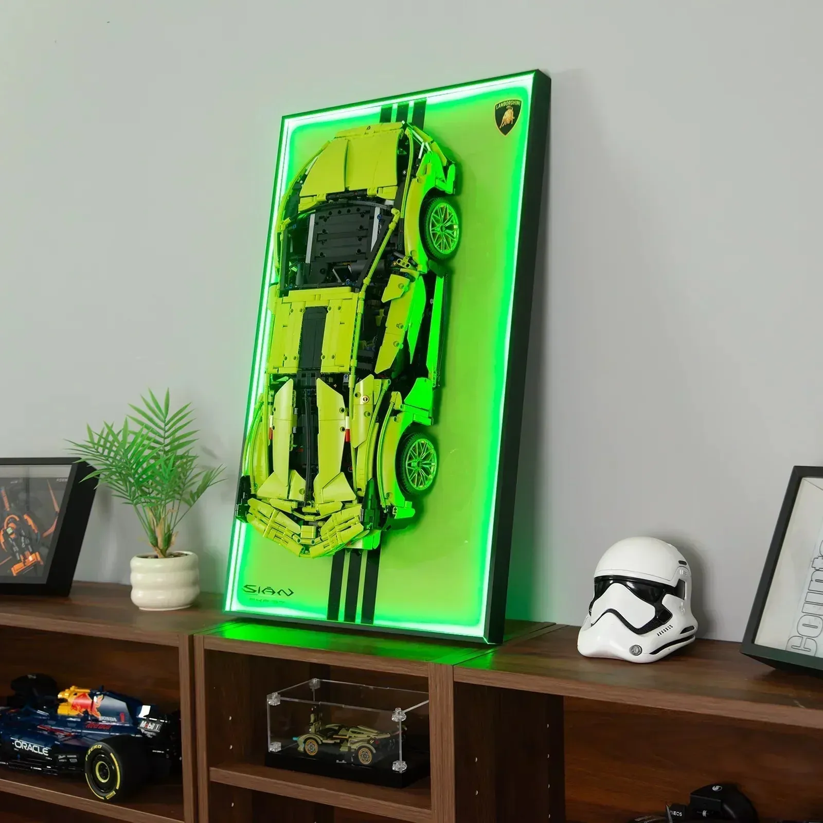 Display Wall Mount for LEGO 42115 Technic™ Lamborghini Sián FKP 37 - KABO