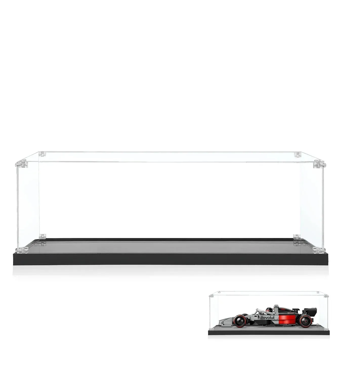 Premium Display Case Compatible with LEGO Speed Champions Audi Revolut F1 Team R26 Race Car 77259 — 7
