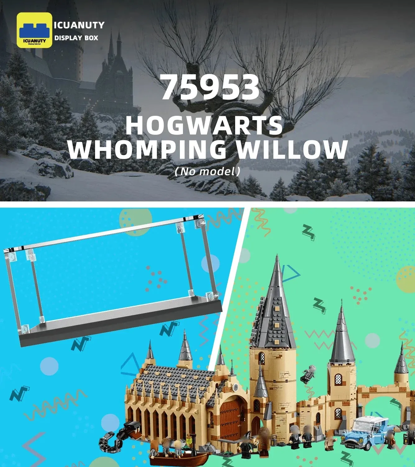 Vitrine für Lego Hogwarts Whomping Willow 75953 — 6