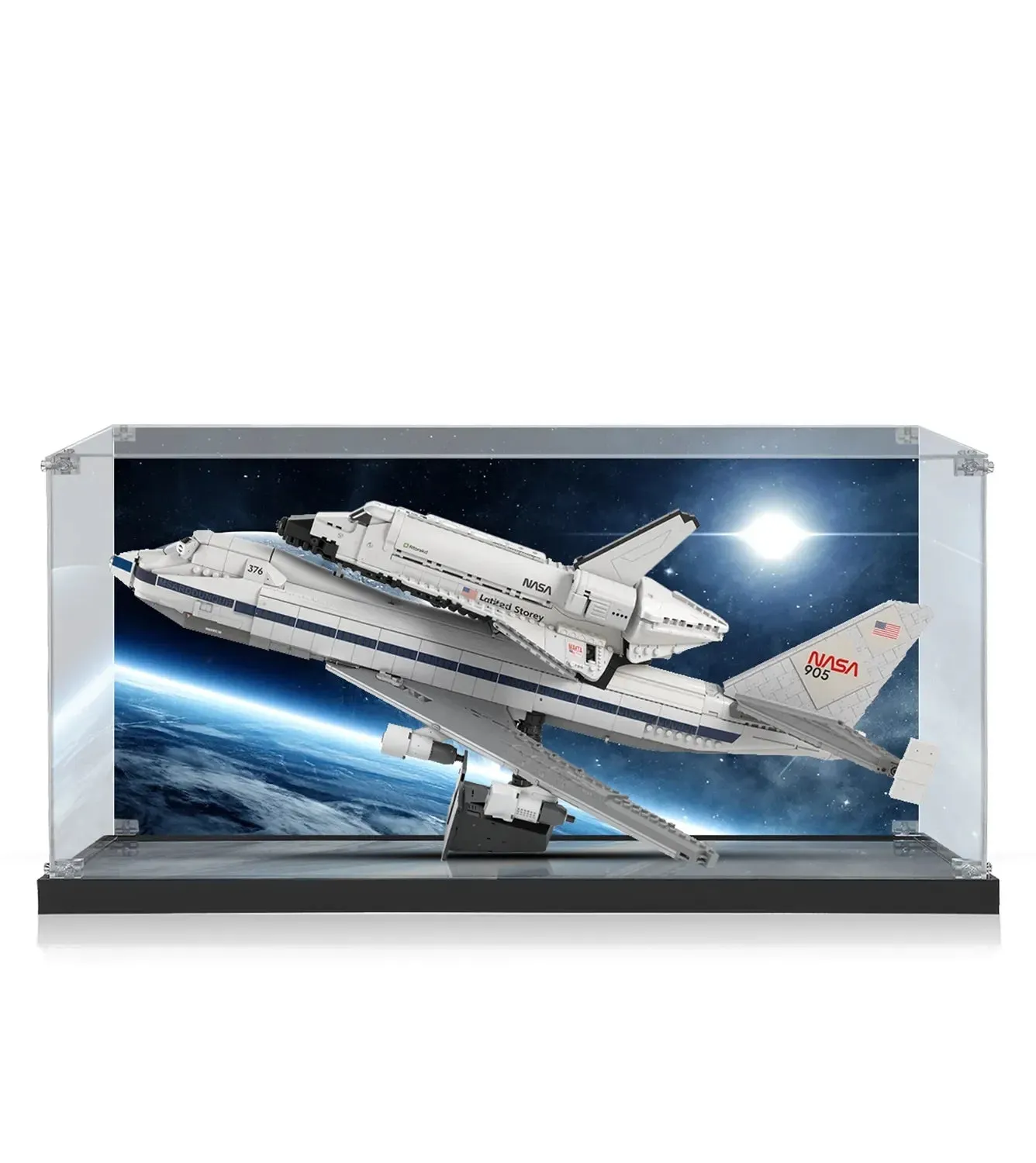 Vitrine für LEGO® Icons Shuttle Carrier Aircraft 10360
