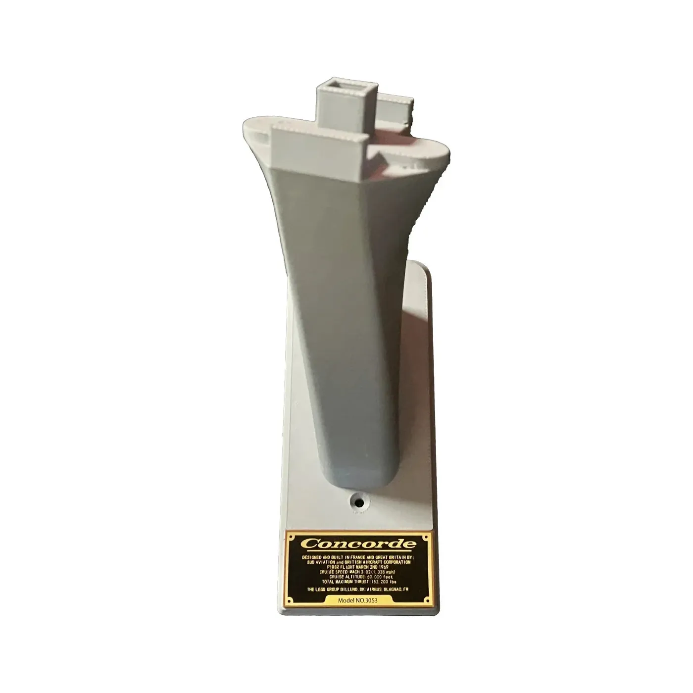Wall Hanging Stand for Lego Concorde 10318 Aircraft