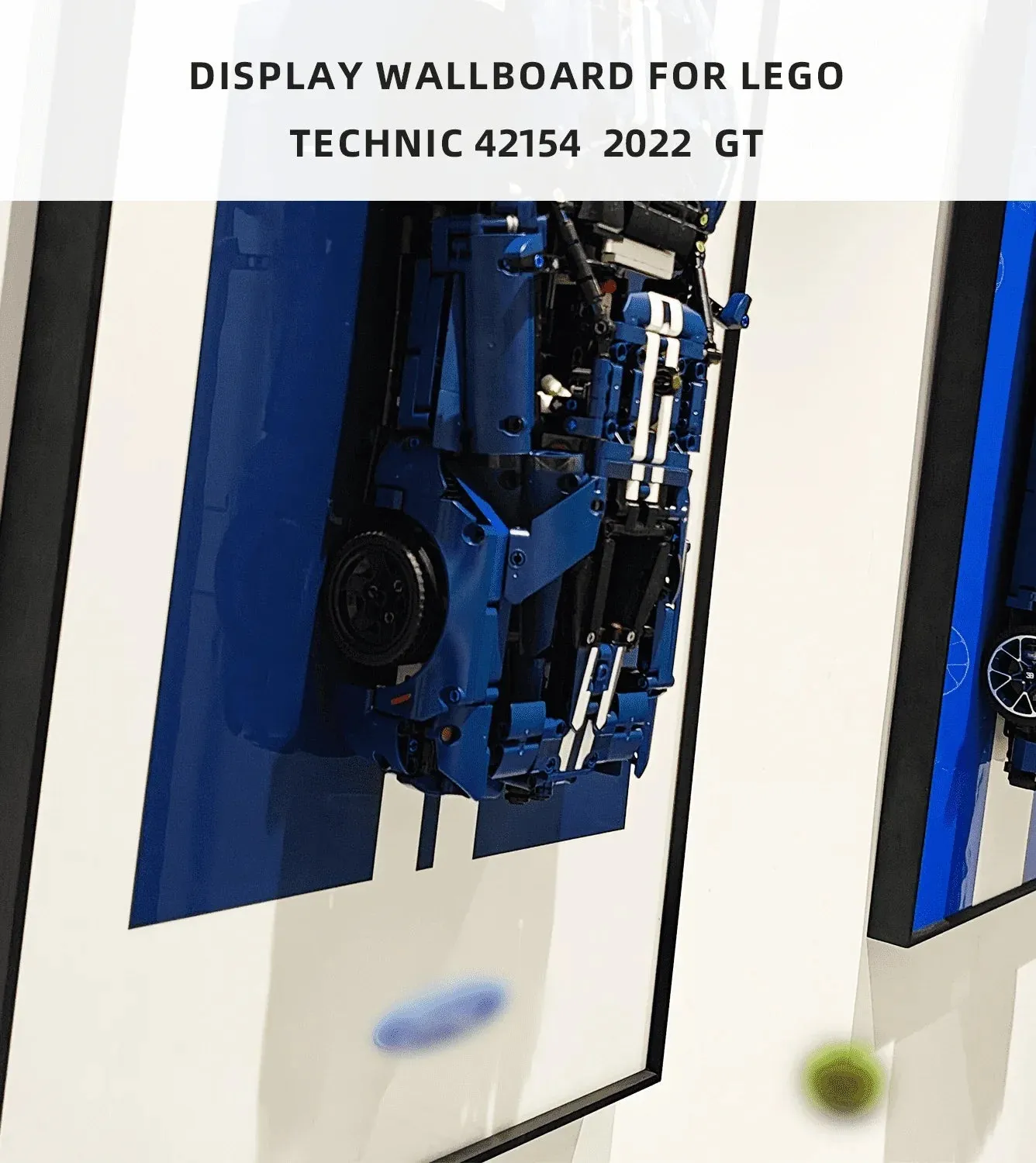 Väggmonterad displaytavla för LEGO 42154 Technic™ 2022 Ford GT LEGO-bil — 7