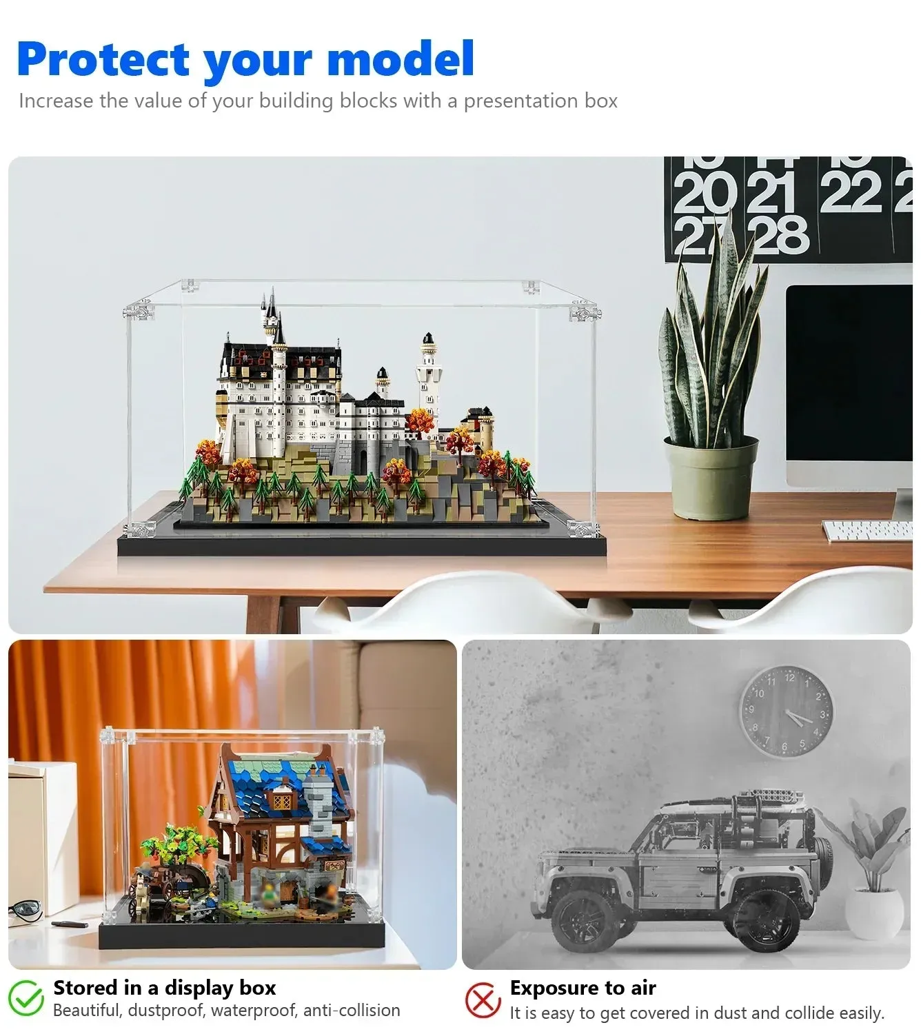 Gablota ekspozycyjna do LEGO® Architecture Neuschwanstein Castle 21063 — 5