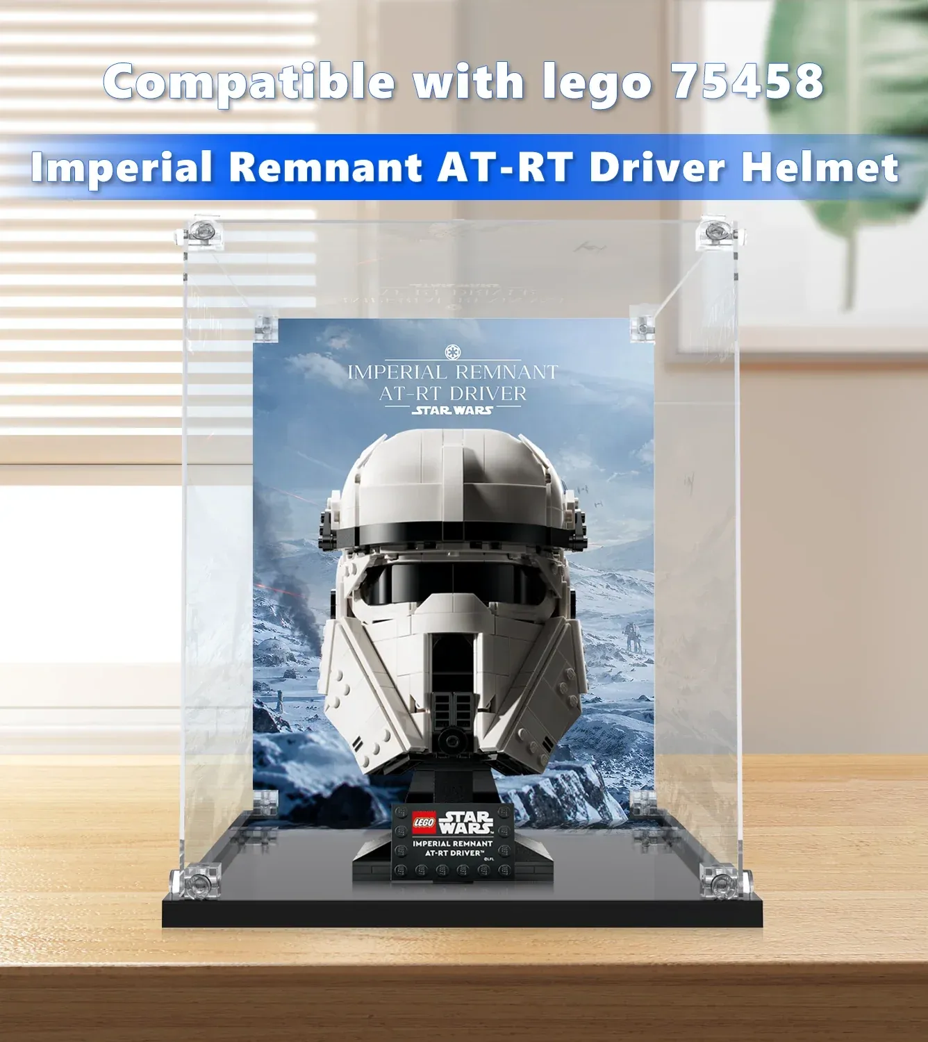 Gablota ekspozycyjna do LEGO Star Wars™ Imperial Remnant AT-RT Driver™ Helmet 75458 — 3