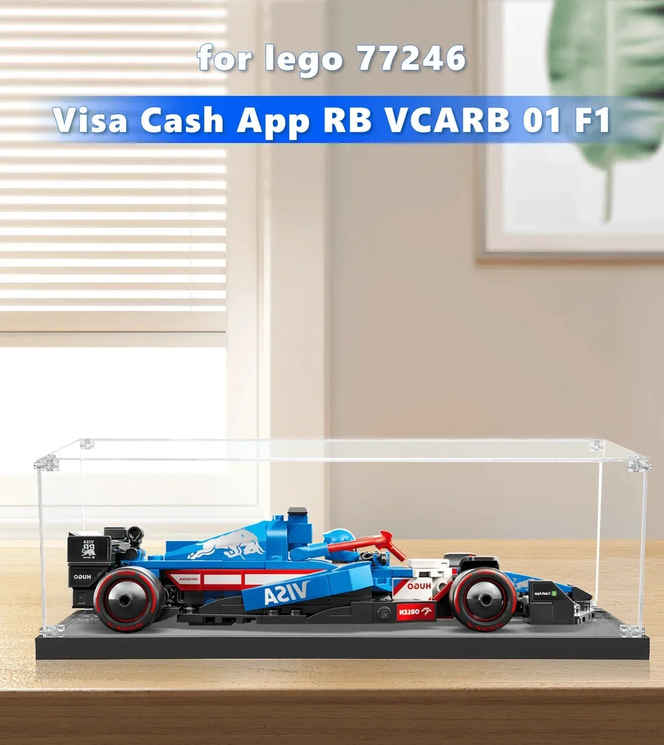 Gablota ekspozycyjna do LEGO Visa Cash App RB VCARB 01 F1 (skala 1:32) 77246 — 2