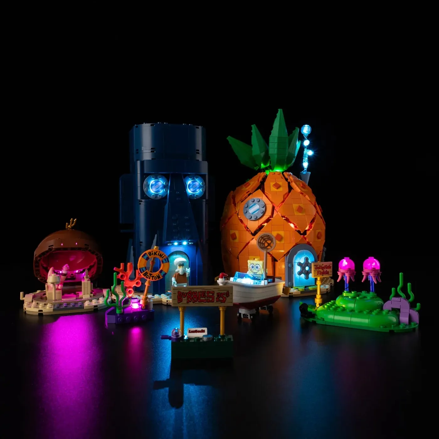 Premium apšvietimo rinkinys, suderinamas su LEGO® Icons SpongeBob SquarePants: Bikini Bottom 11386 — 9