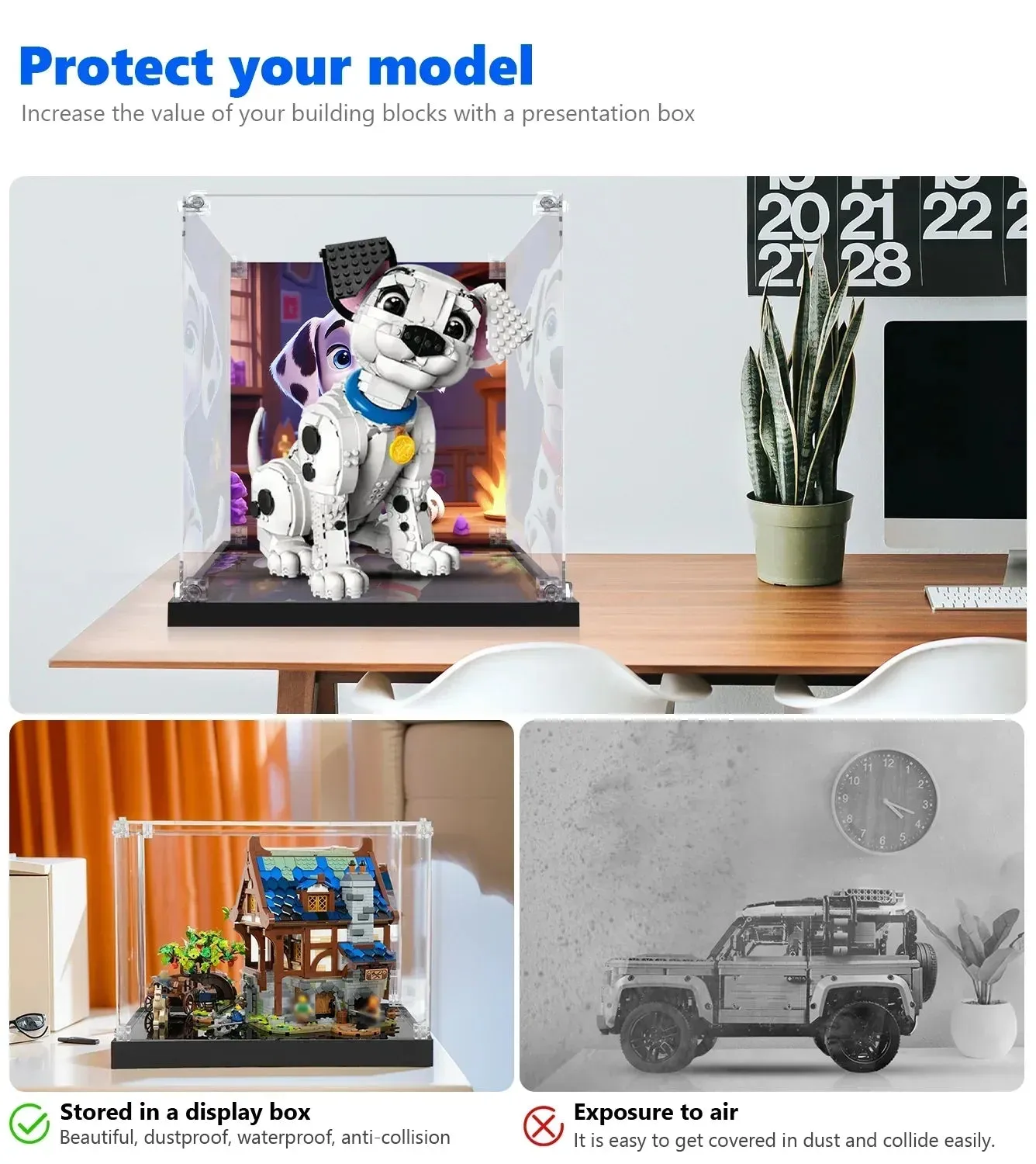 Display case for LEGO® Disney™ 101 Dalmatians Puppy 43269 — 7