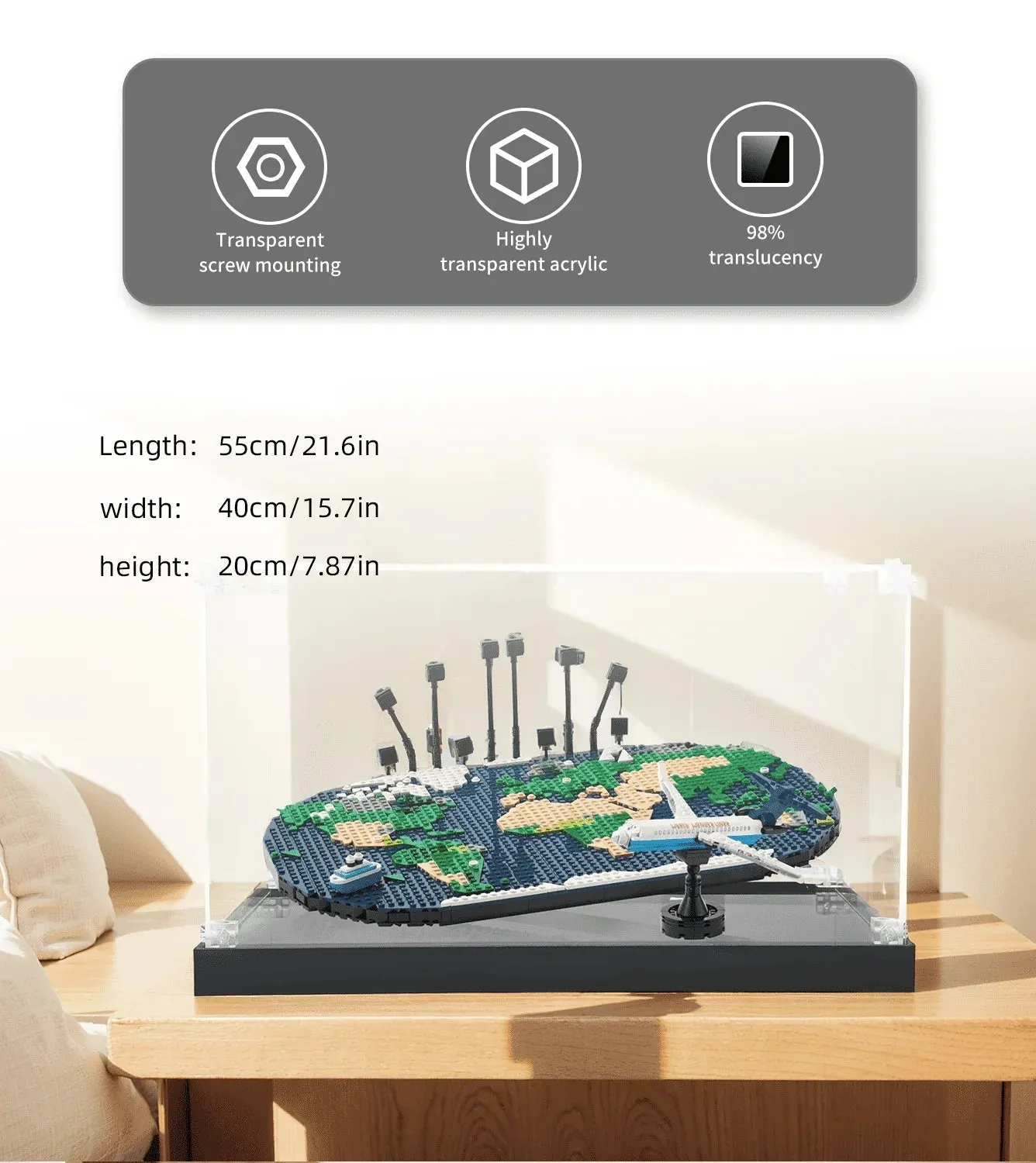 Eksponavimo dėžė Lego Navigation Footprint Map 41838 — 6