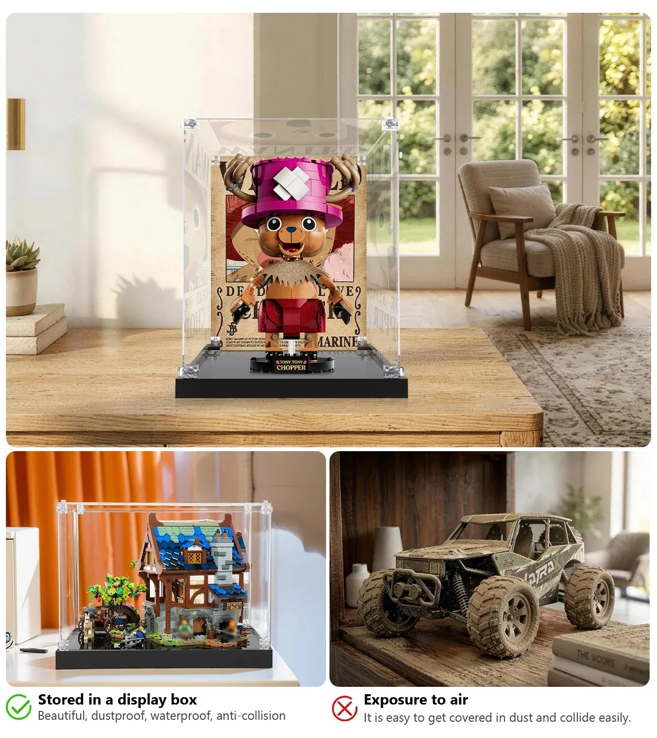 Gablota ekspozycyjna do LEGO® One Piece Tony Tony Chopper (75643) — 9