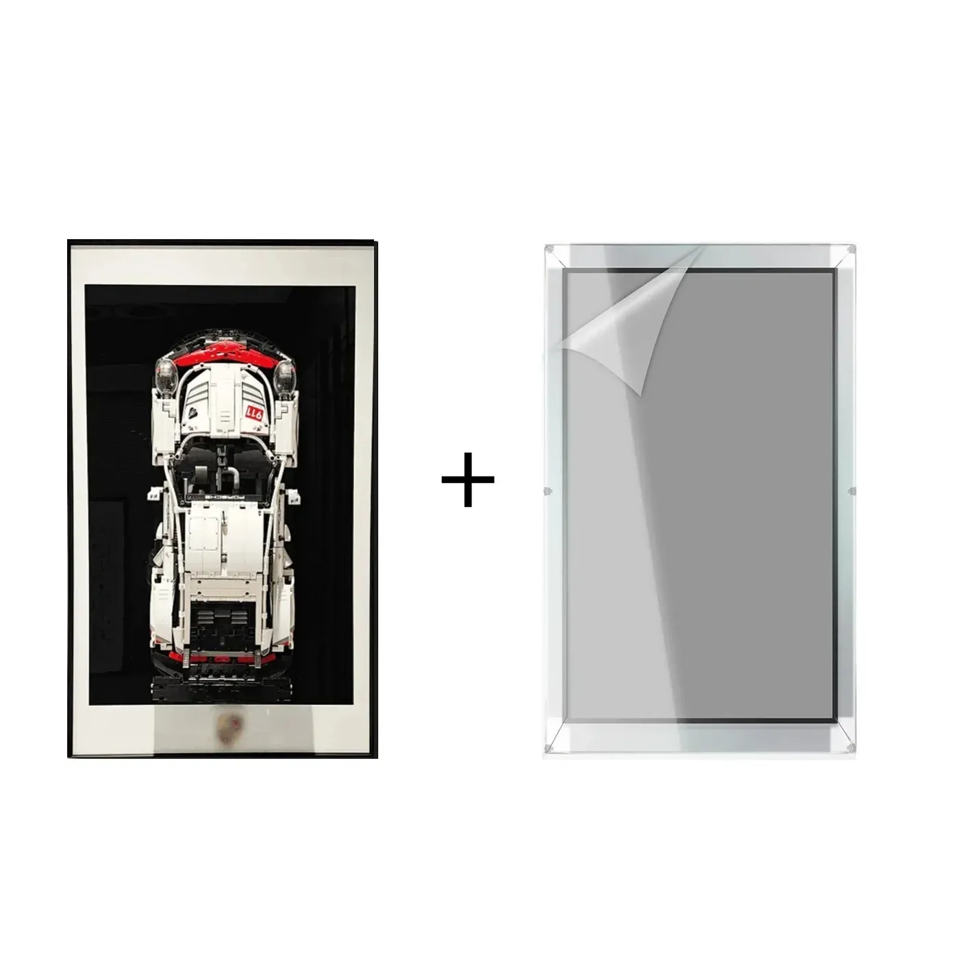 Väggfäste för exponering av LEGO 42096 Technic™ Porsche 911 RSR — 10