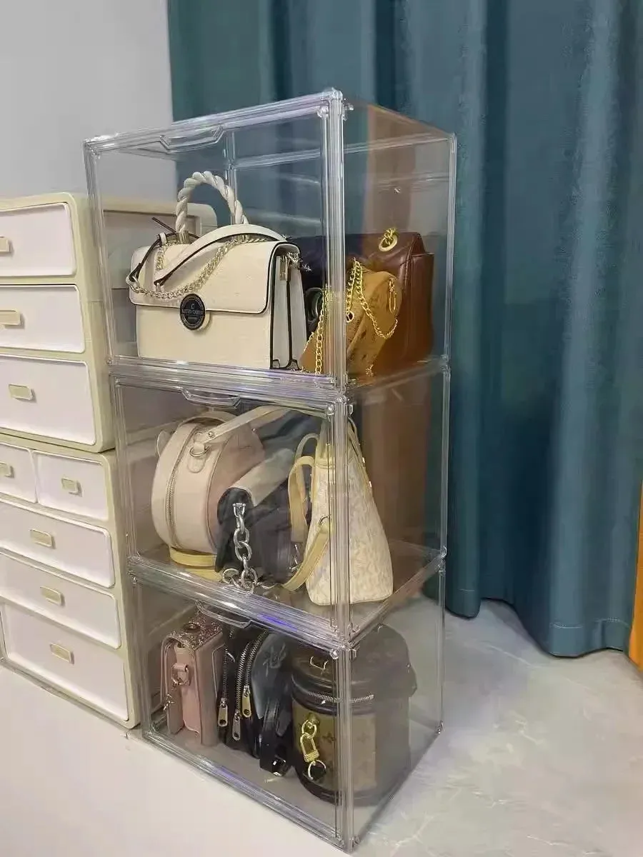 Vitrine für Schuhsammlungen, Designer-Handtaschen & niedliche Kuscheltiere – staubdichte Displayboxen — 4