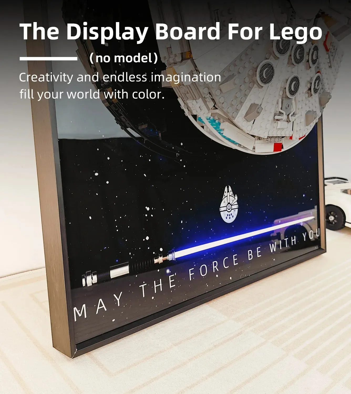 Wand-Displayrahmen für Lego 75257 Star Wars Millennium Falcon — 6