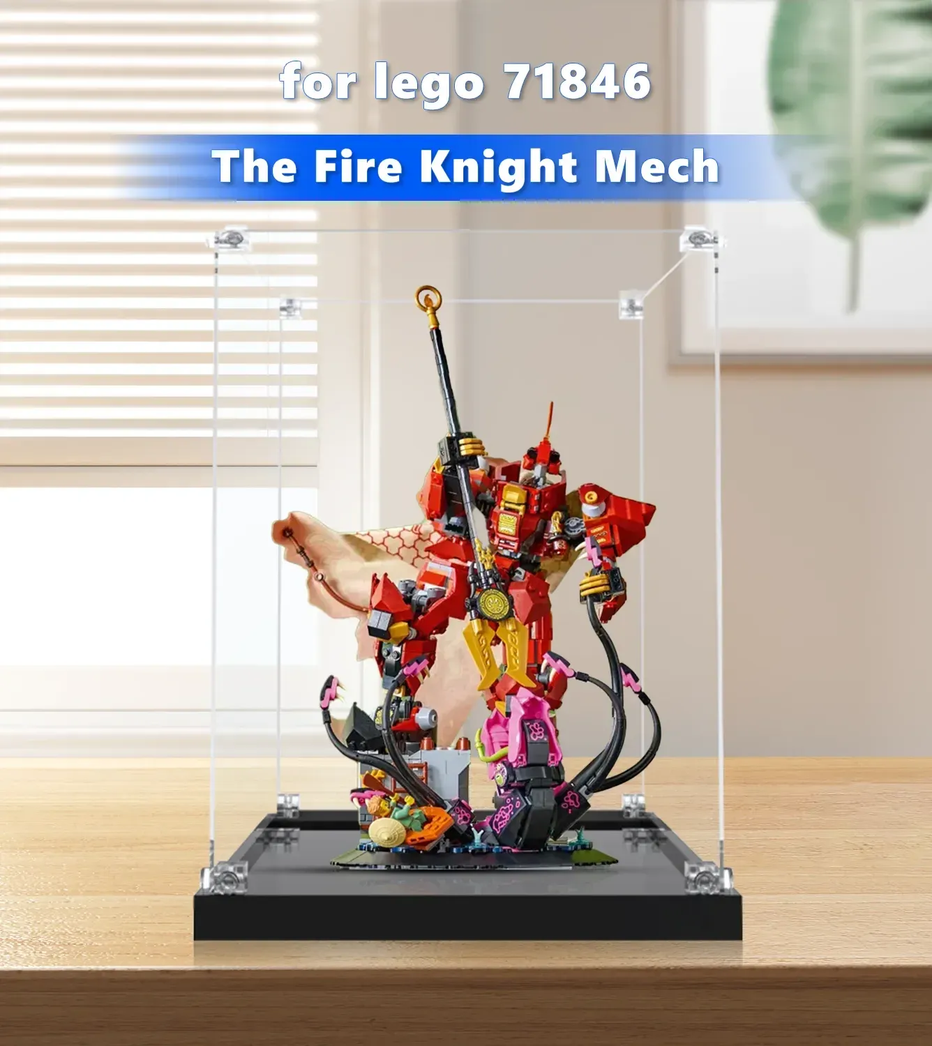 Display case for LEGO® NINJAGO® The Fire Knight Mech 71846 — 8