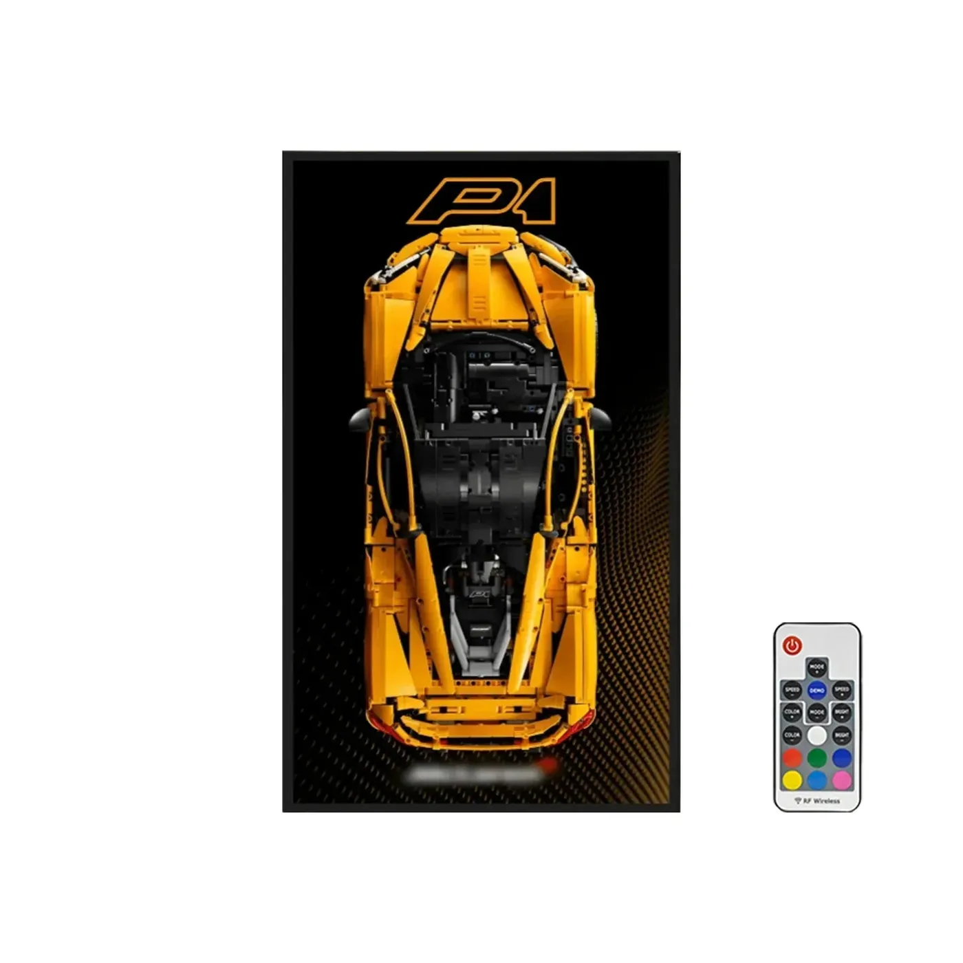Wand-Displayrahmen für Lego Technic McLaren P1 42172 — 17