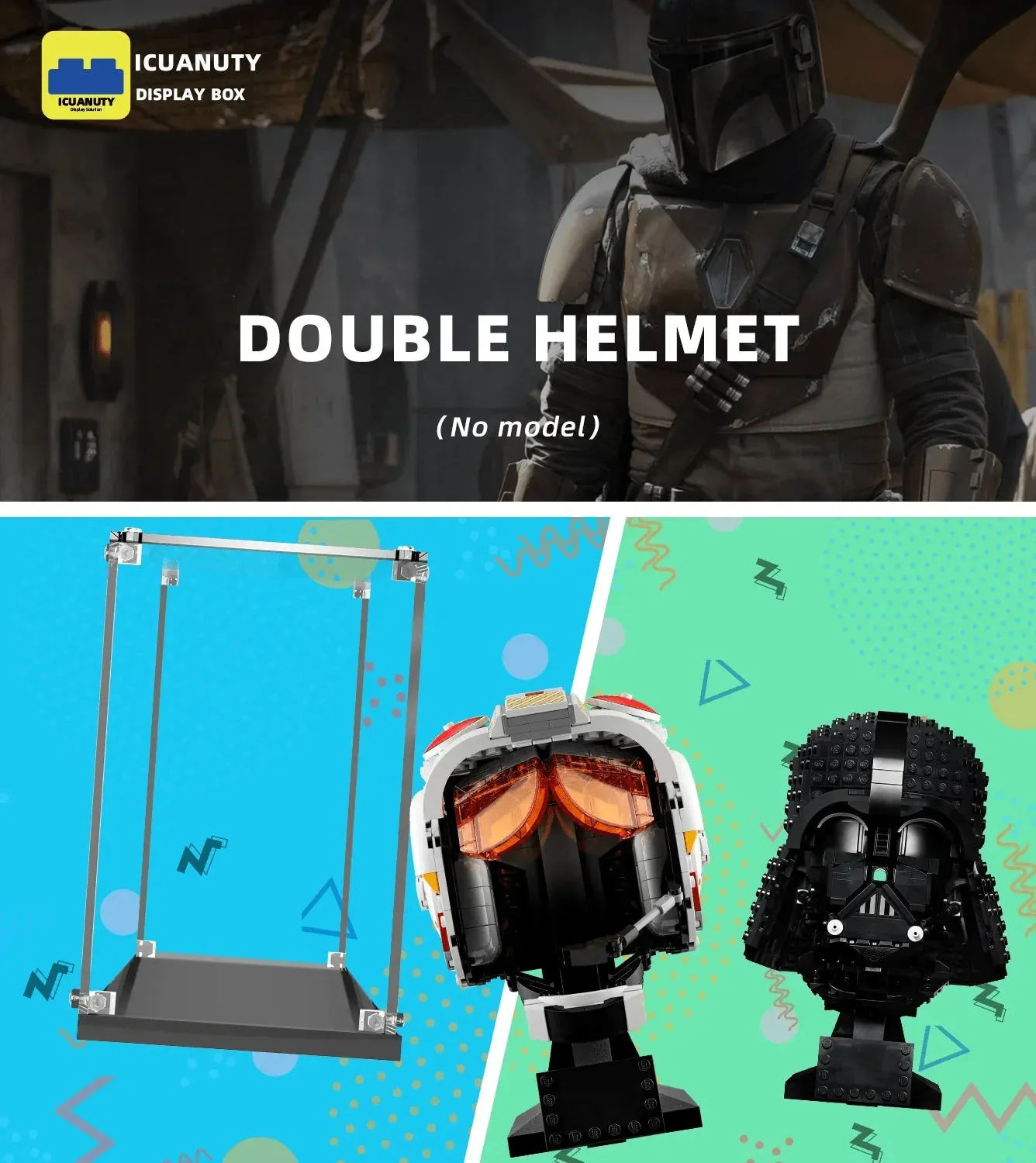 Vitrine für die Lego Star Wars Helm-Serie — 5