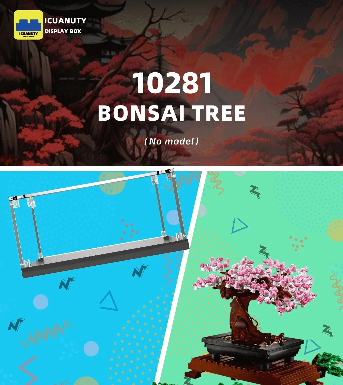 Gablota ekspozycyjna do Lego Icons Bonsai Tree 10281 — 4