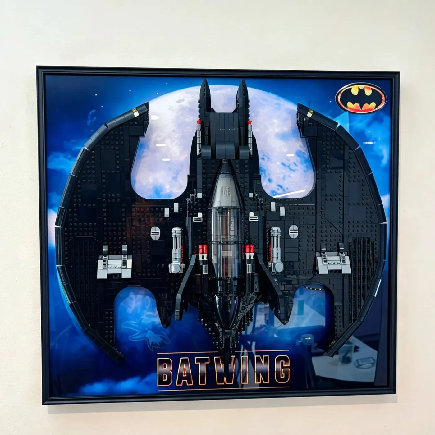 Sieninis eksponavimo rėmas LEGO® 1989 Batwing 76161 — 2
