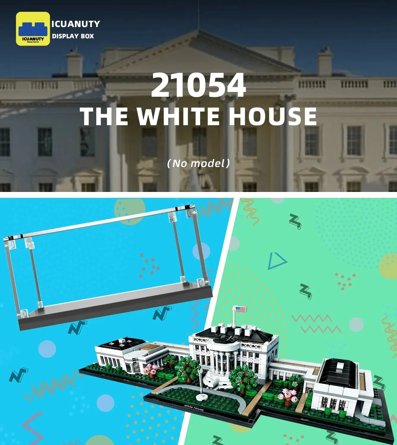 Eksponavimo dėžė Lego White House 21054 — 5