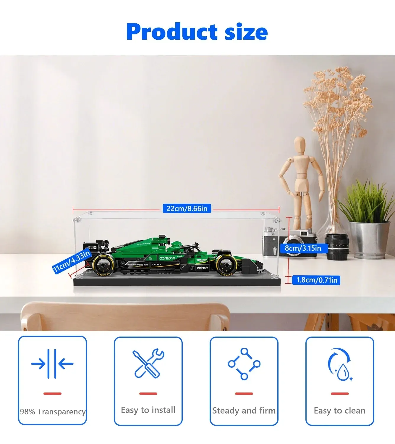 Monter för LEGO Aston Martin Aramco F1 AMR24 (skala 1:32) 77245 — 5