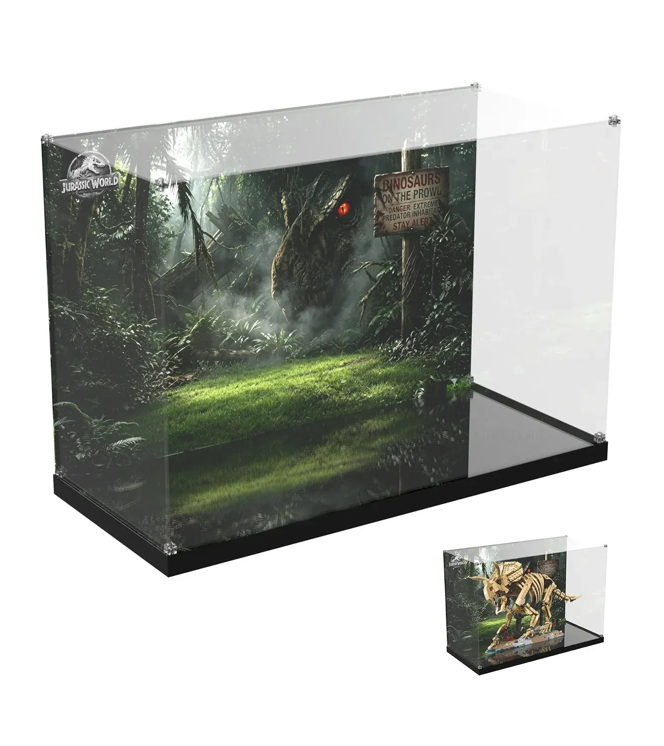 Display Case for LEGO® Dinosaur Fossils: Triceratops (77985)