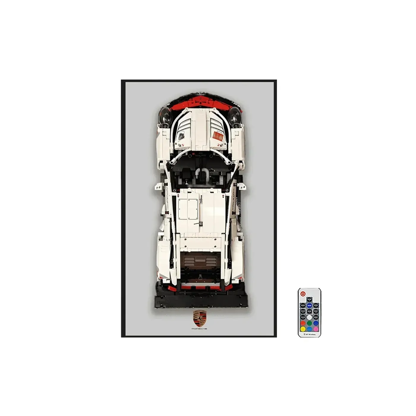 Väggfäste för exponering av LEGO 42096 Technic™ Porsche 911 RSR — 21