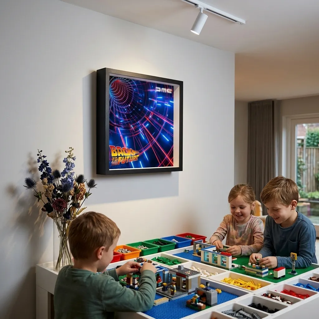 Great Scott! Zamień swoje LEGO 77256 DeLorean w dzieło sztuki ściennej klasy muzealnej