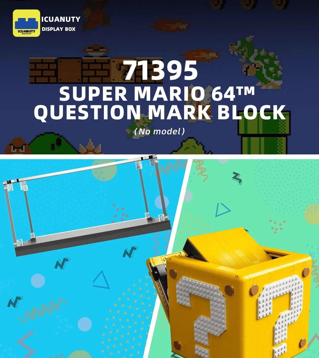 Vitrine für LEGO Super Mario 64 Question Mark 71395 — 4