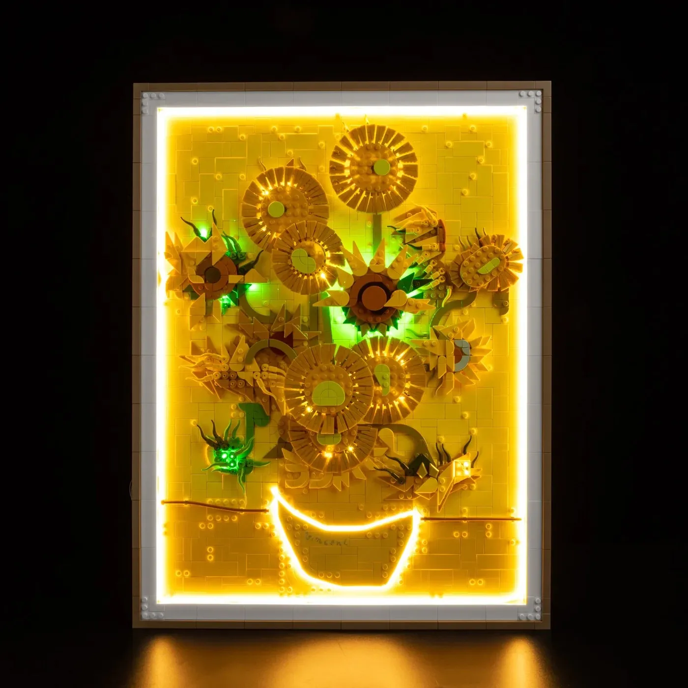 Apšvietimo rinkinys Lego Art Vincent van Gogh – Sunflowers 31215 — 2