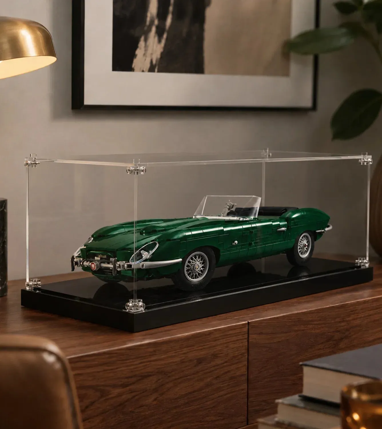 Display case for LEGO® Icons Jaguar E-Type 11381 — 16