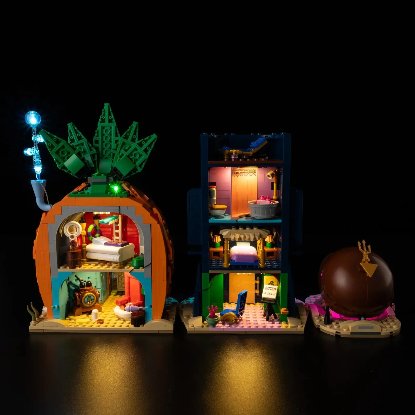 Premium apšvietimo rinkinys, suderinamas su LEGO® Icons SpongeBob SquarePants: Bikini Bottom 11386 — 11