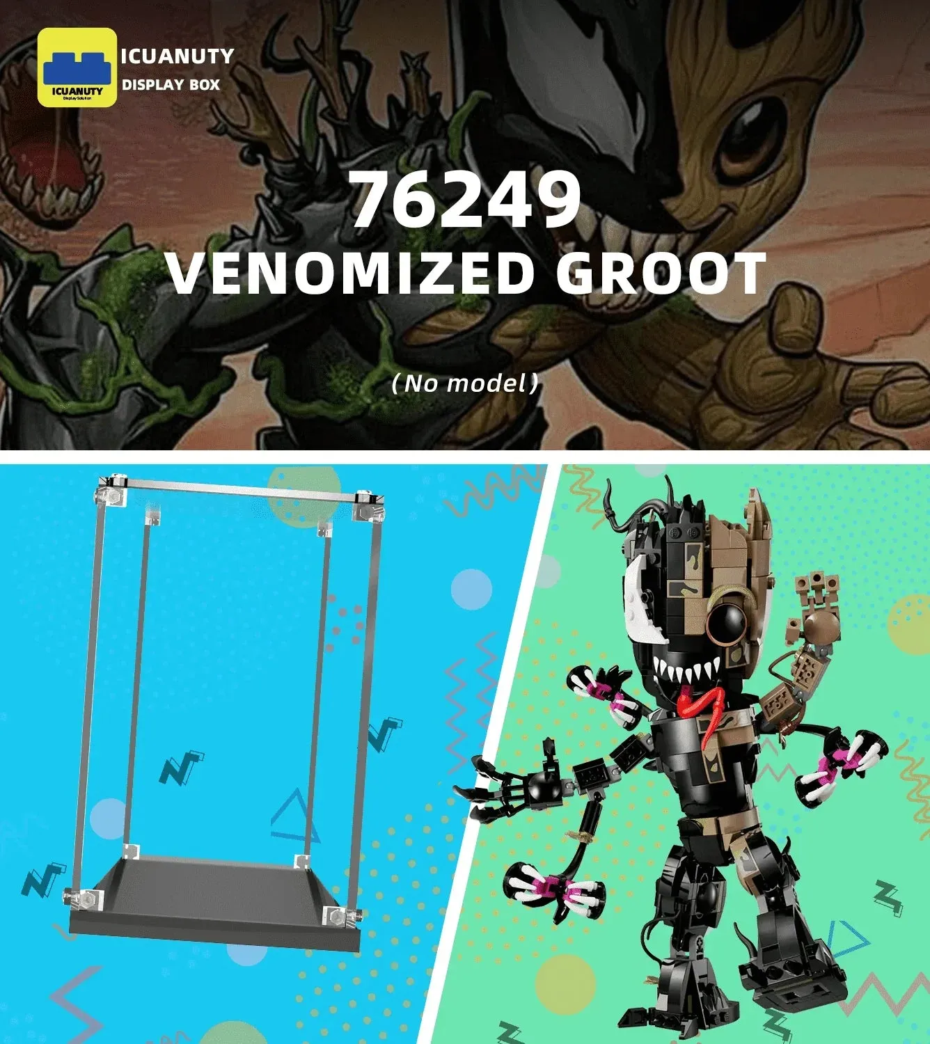 Montrar för Lego Marvel Venomised Groot 76249 — 6
