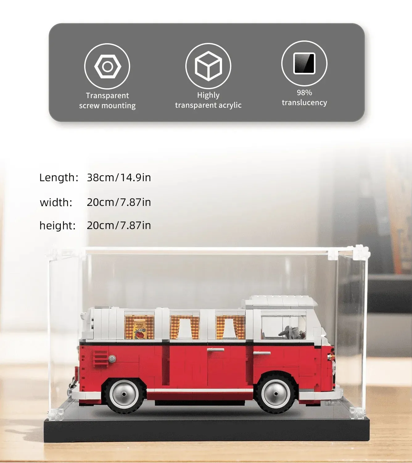 Monter för LEGO Volkswagen T1 Camper Van 10220 — 5