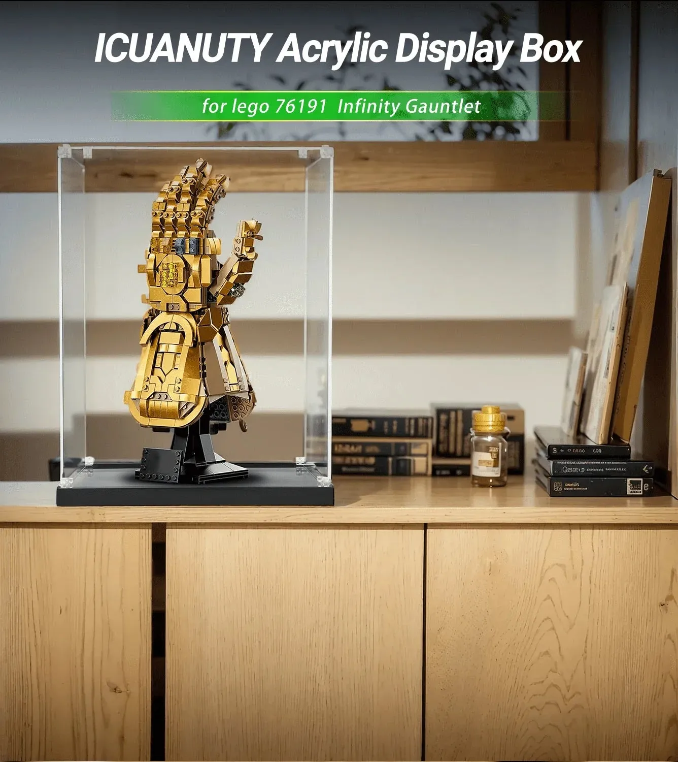 Display Case for Lego Infinity Gauntlet Glove 76191 /76223 Nano Gauntlet — 2