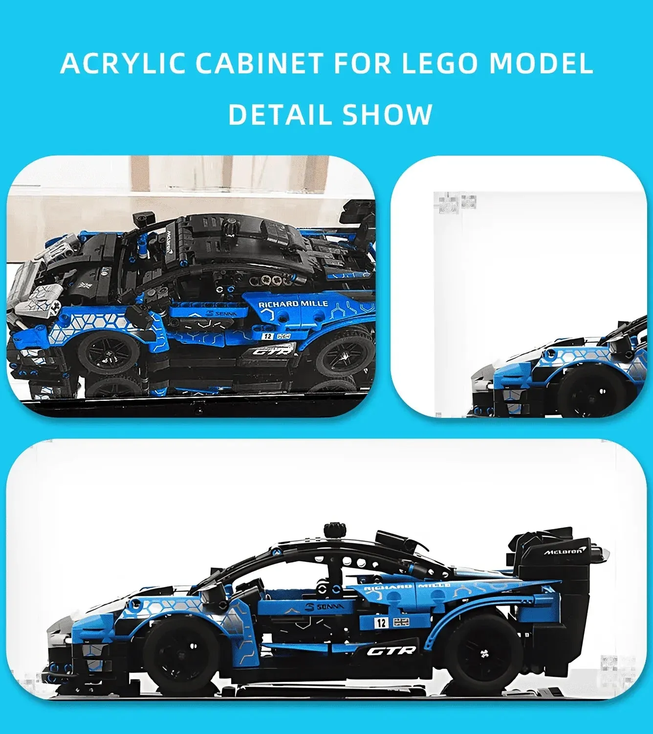 Gablota ekspozycyjna do LEGO Technic McLaren Senna GTR 42123 — 5