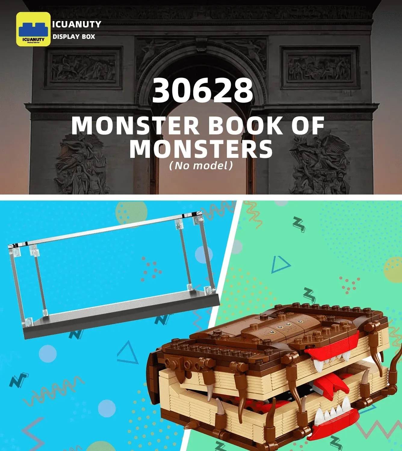 Vitrine für LEGO Harry Potter Monster Book of Monsters 30628 — 4