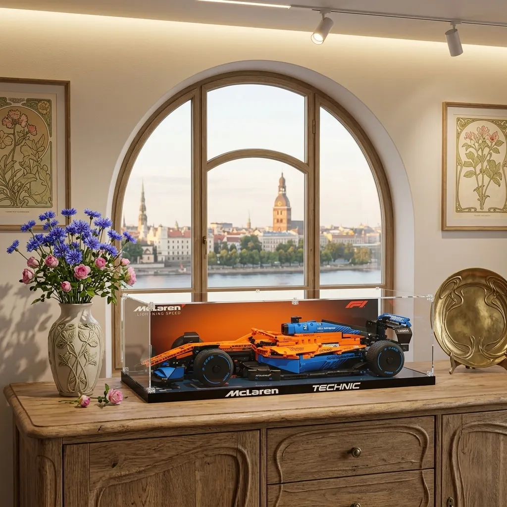 Schütze das Papaya: Die ultimative Display-Lösung für deinen LEGO Technic McLaren F1 (42141)