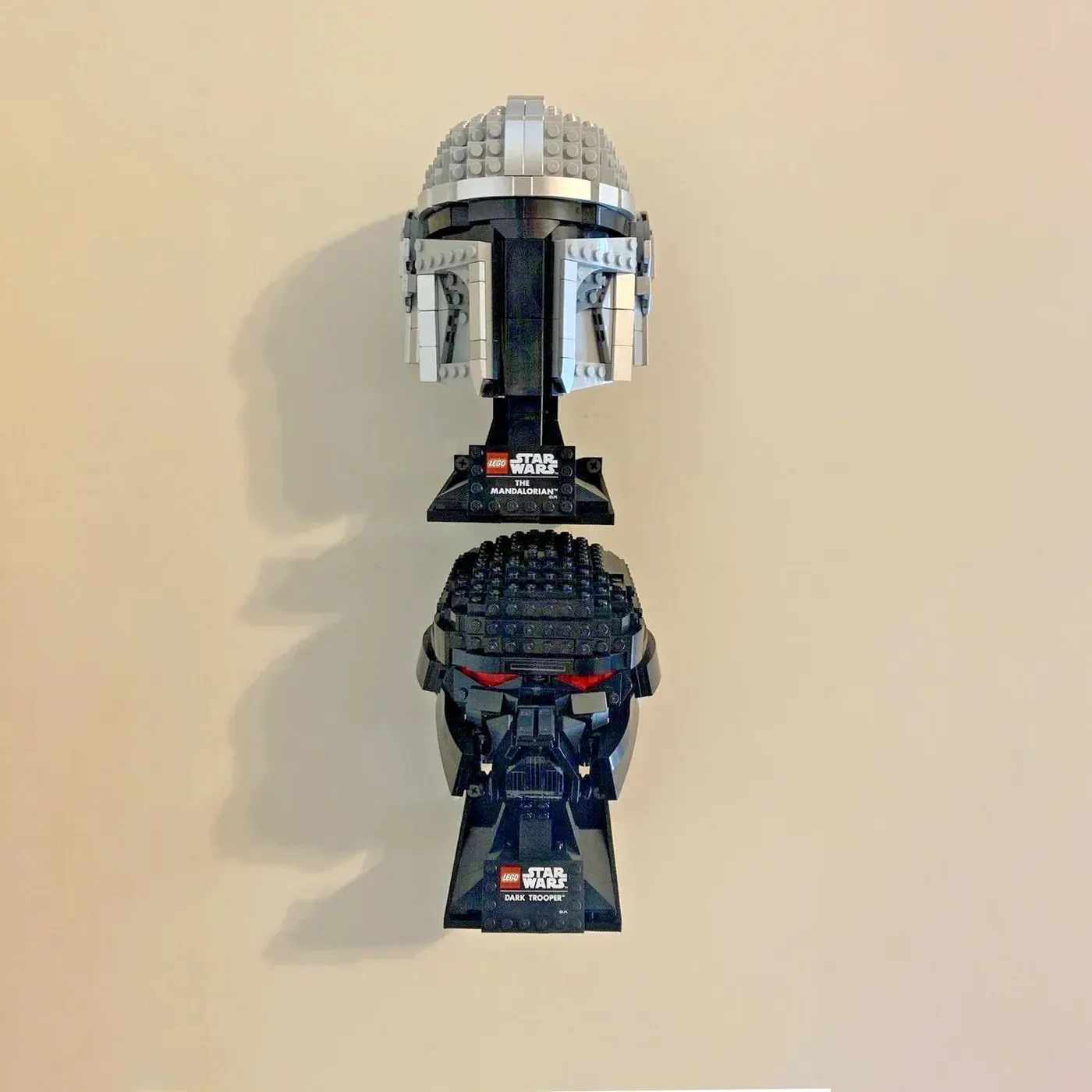 Displayregal für LEGO, kompatibel mit allen Standard-LEGO-Helmen: Boba Fett 75277/Tie Fighter Pilot 75274/Stormtrooper 75276 — 6