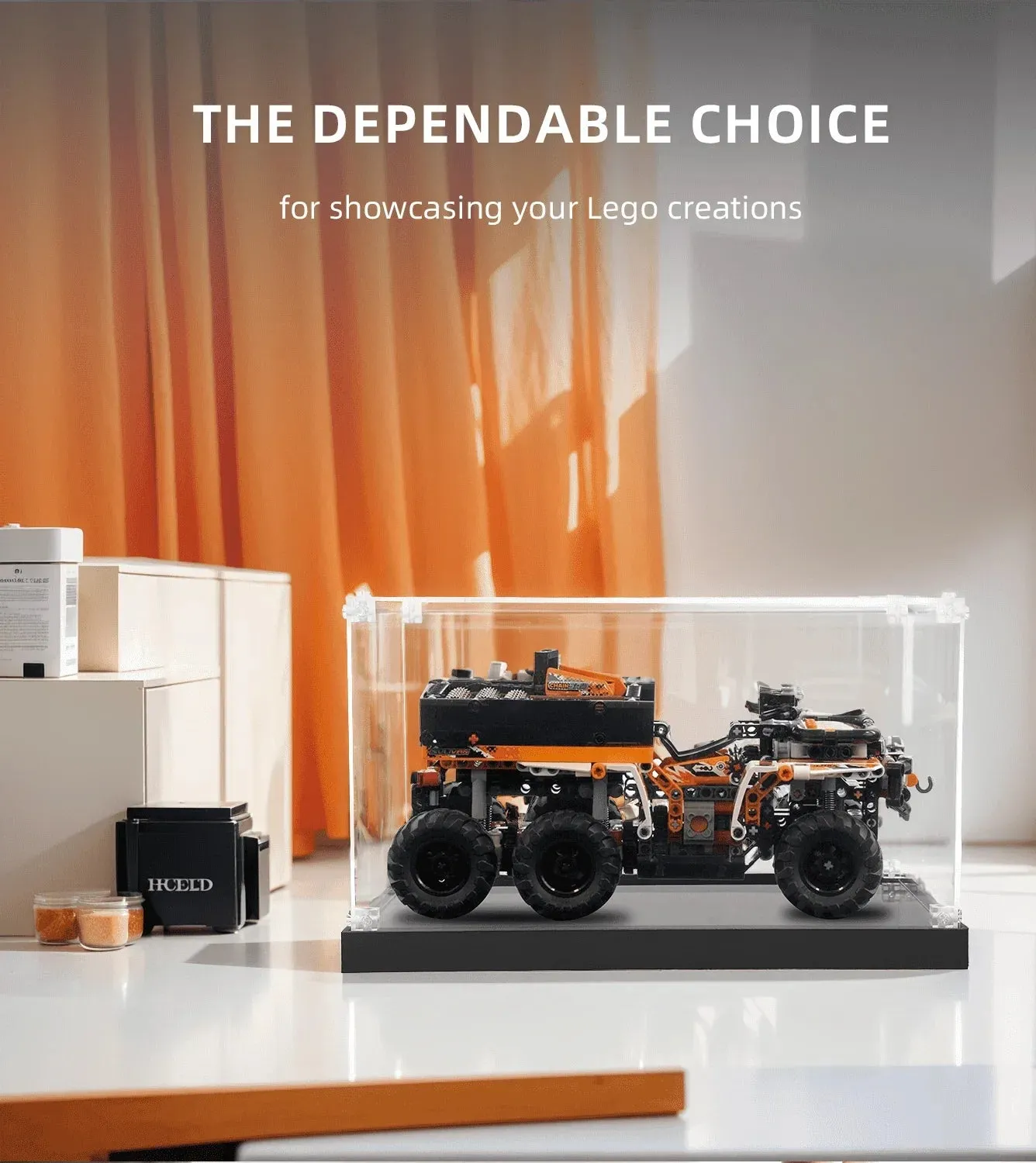 Display Case for LEGO Technic All-Terrain Vehicle 42139 — 3