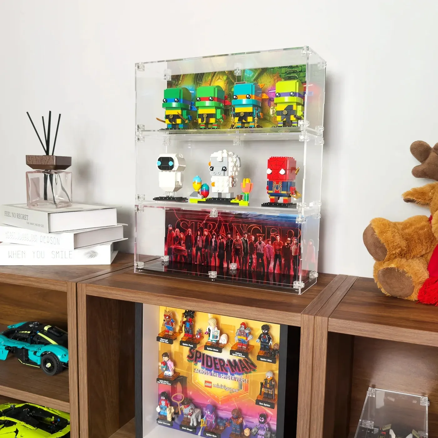 Vitrine für LEGO® BrickHeadz™ Teenage Mutant Ninja Turtles 40878 — 8