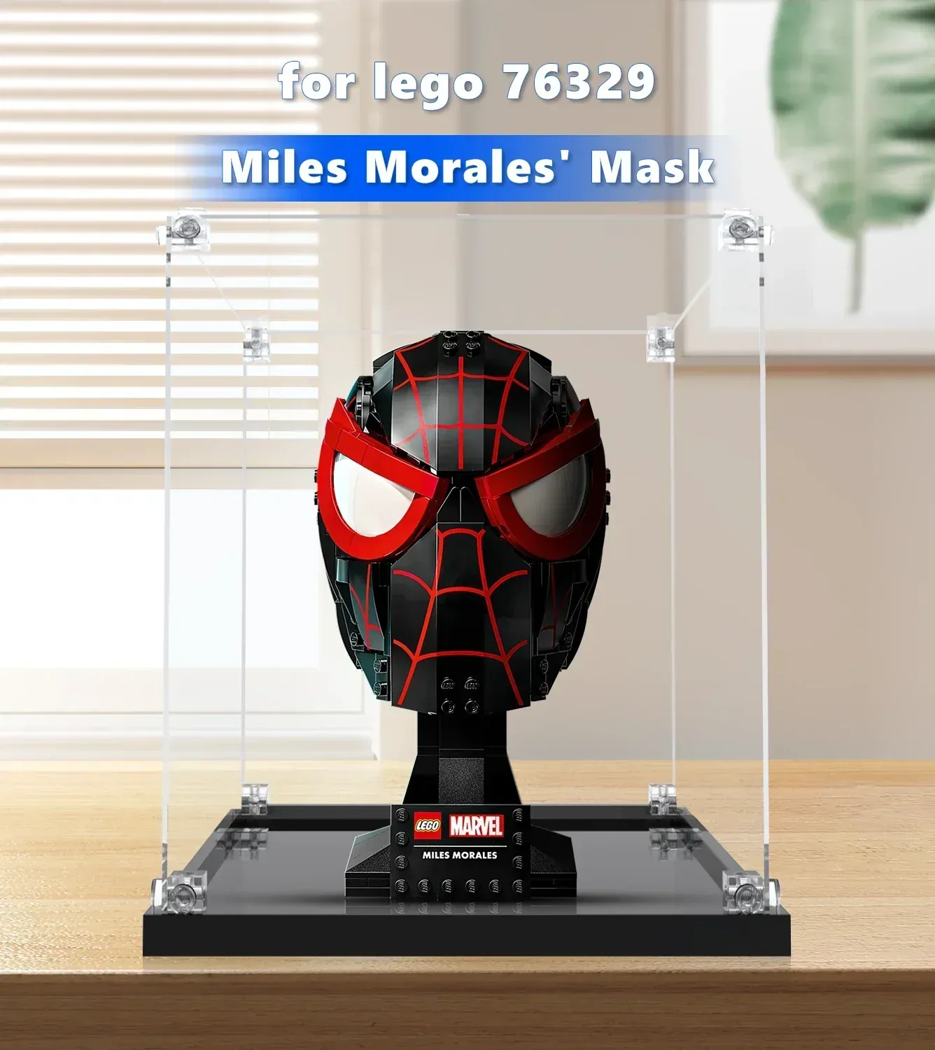 Display Case for LEGO® Marvel Miles Morales' Mask 76329 — 4